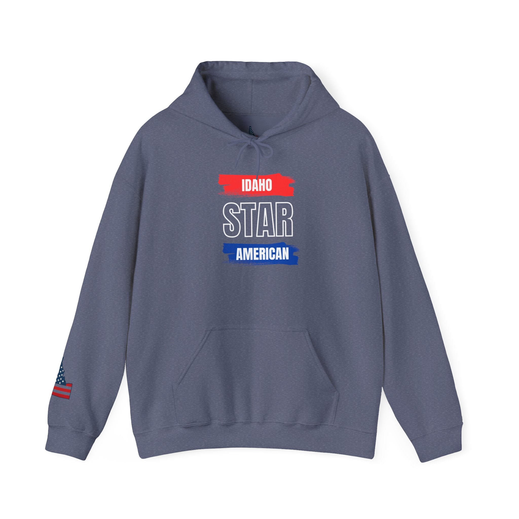 Idaho American 'Star' Hoodie with Sleeve Logo