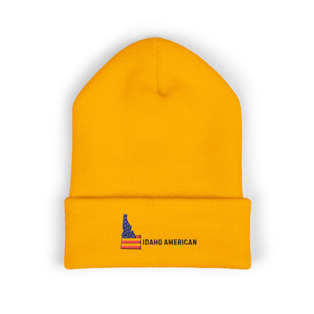 Idaho American Embroidered Beanie