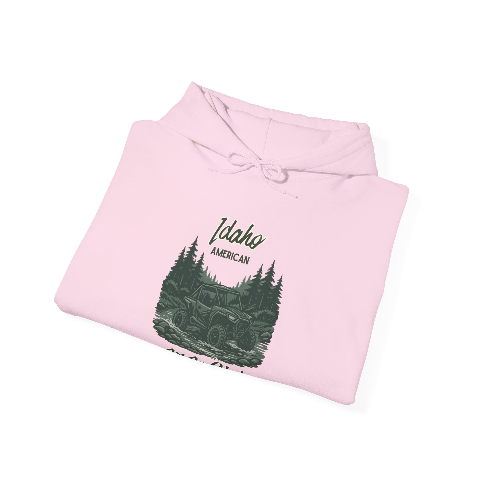 Idaho American 4x4 Club Hoodie with Sleeve Logo