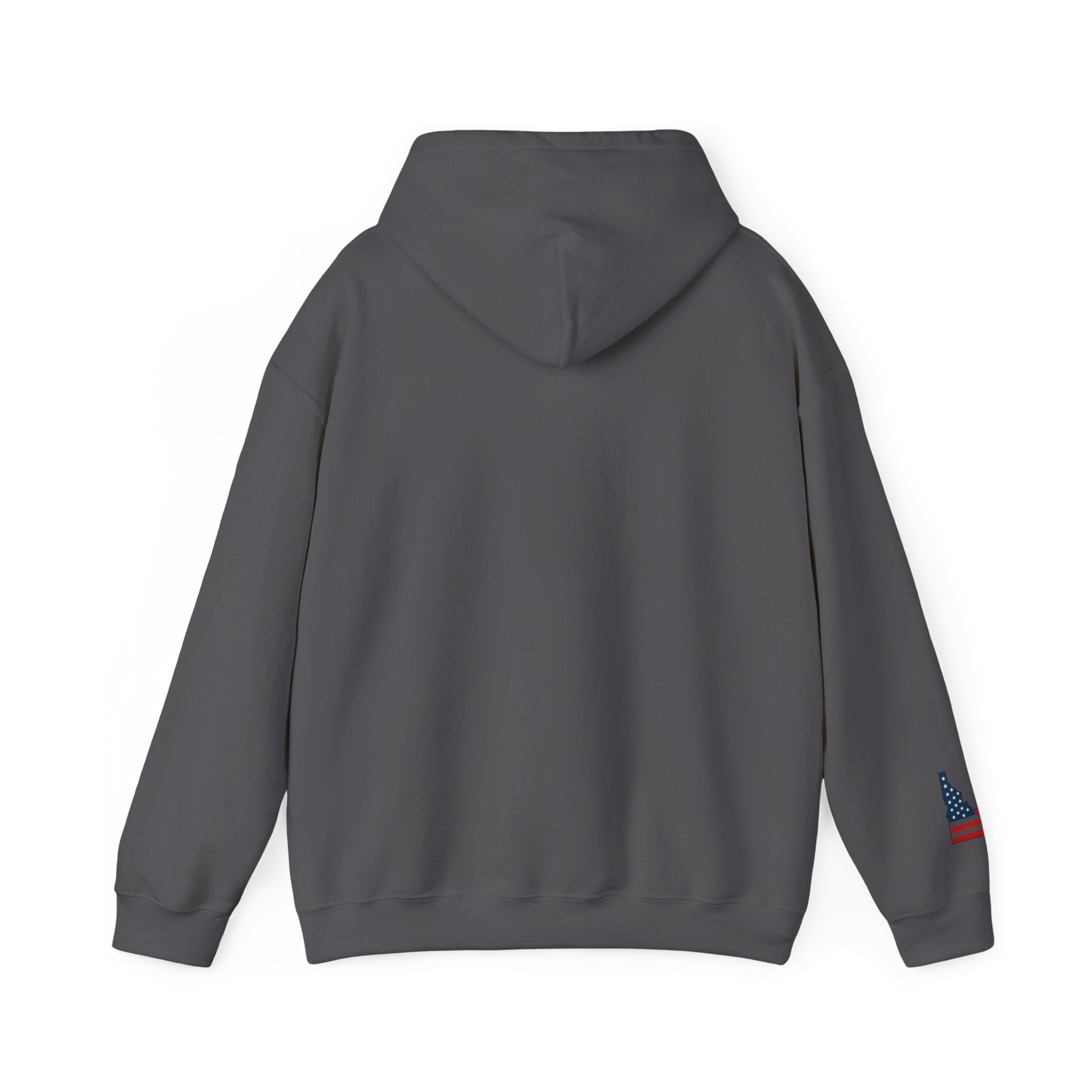'Idaho American Patriot' Hoodie with Sleeve Logo