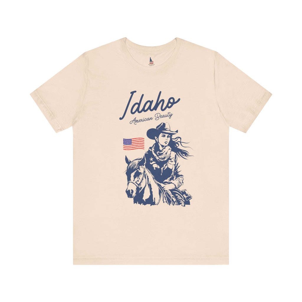 Idaho American Beauty Cowgirl Western T-Shirt