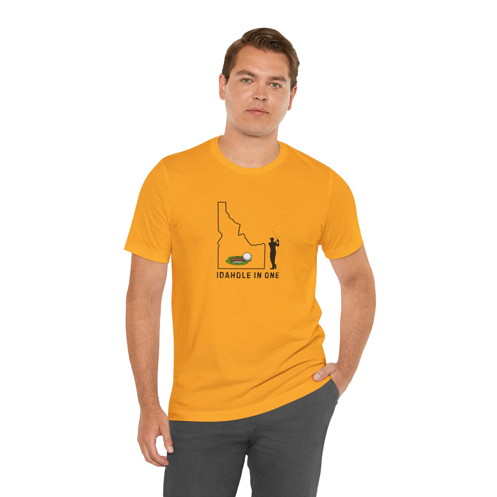Idahole In One Men's Golf T-Shirt