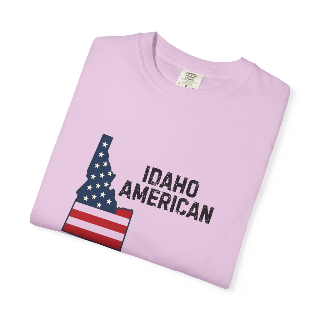 Idaho American T-Shirt with Logo on Back