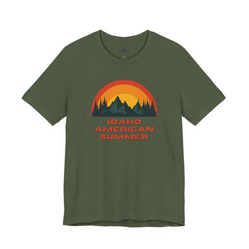 Idaho American Summer Retro T-Shirt