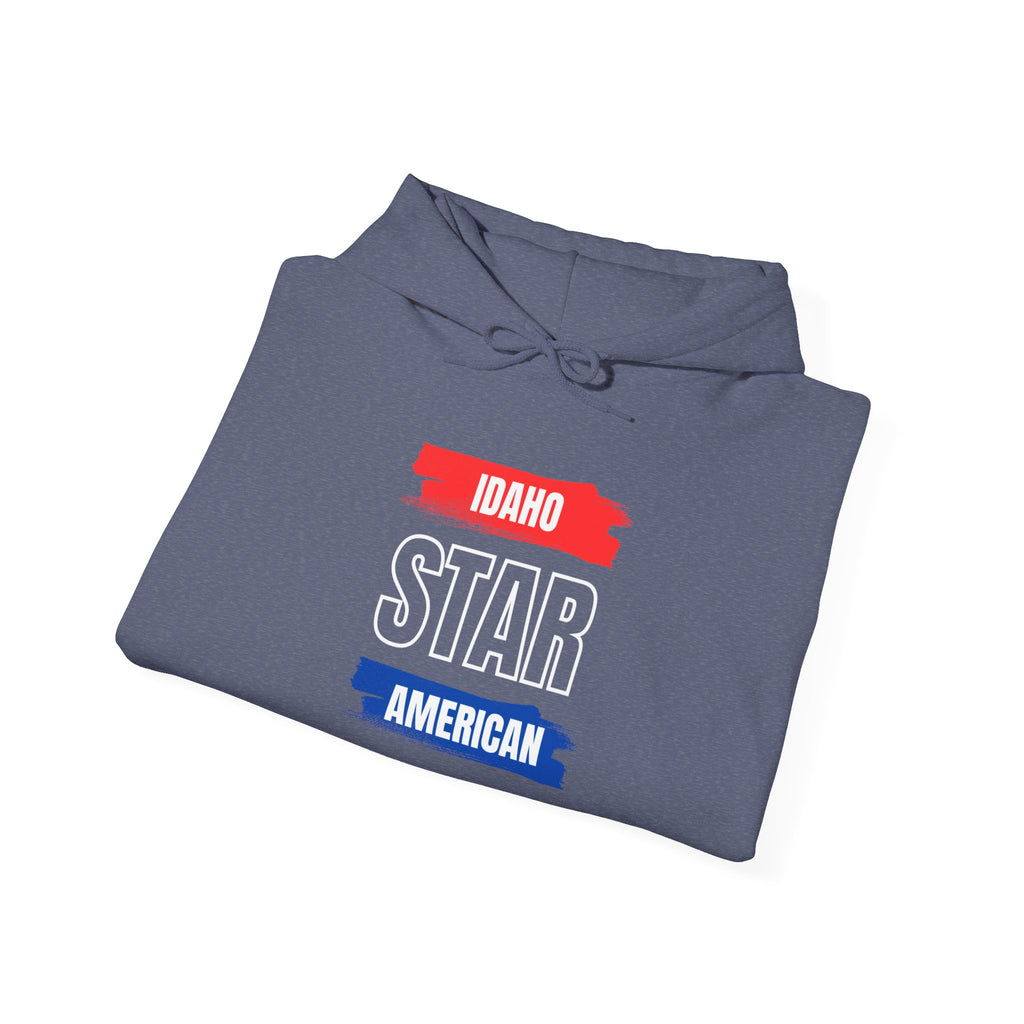 Idaho American 'Star' Hoodie with Sleeve Logo