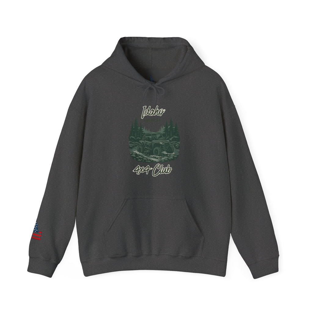Idaho American 4x4 Club Hoodie with Sleeve Logo