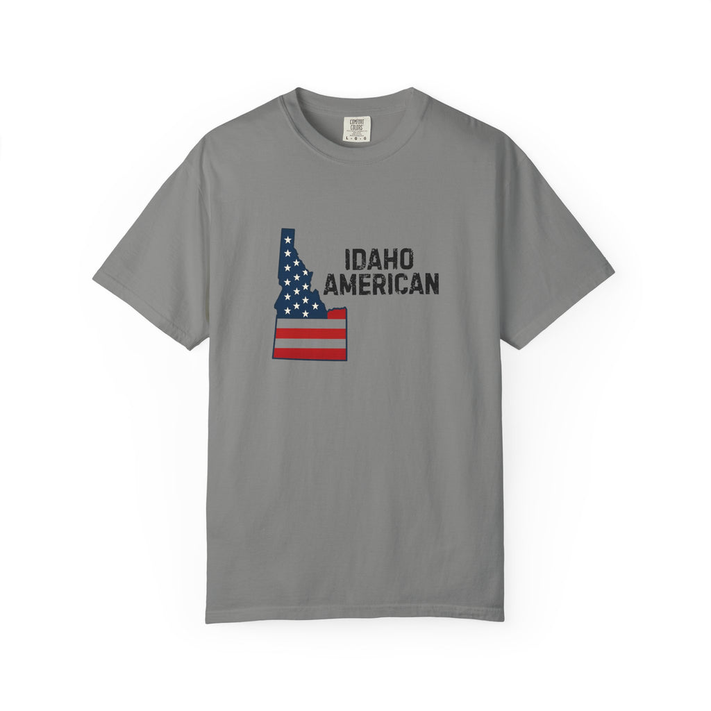 Idaho American T-Shirt with Logo on Back