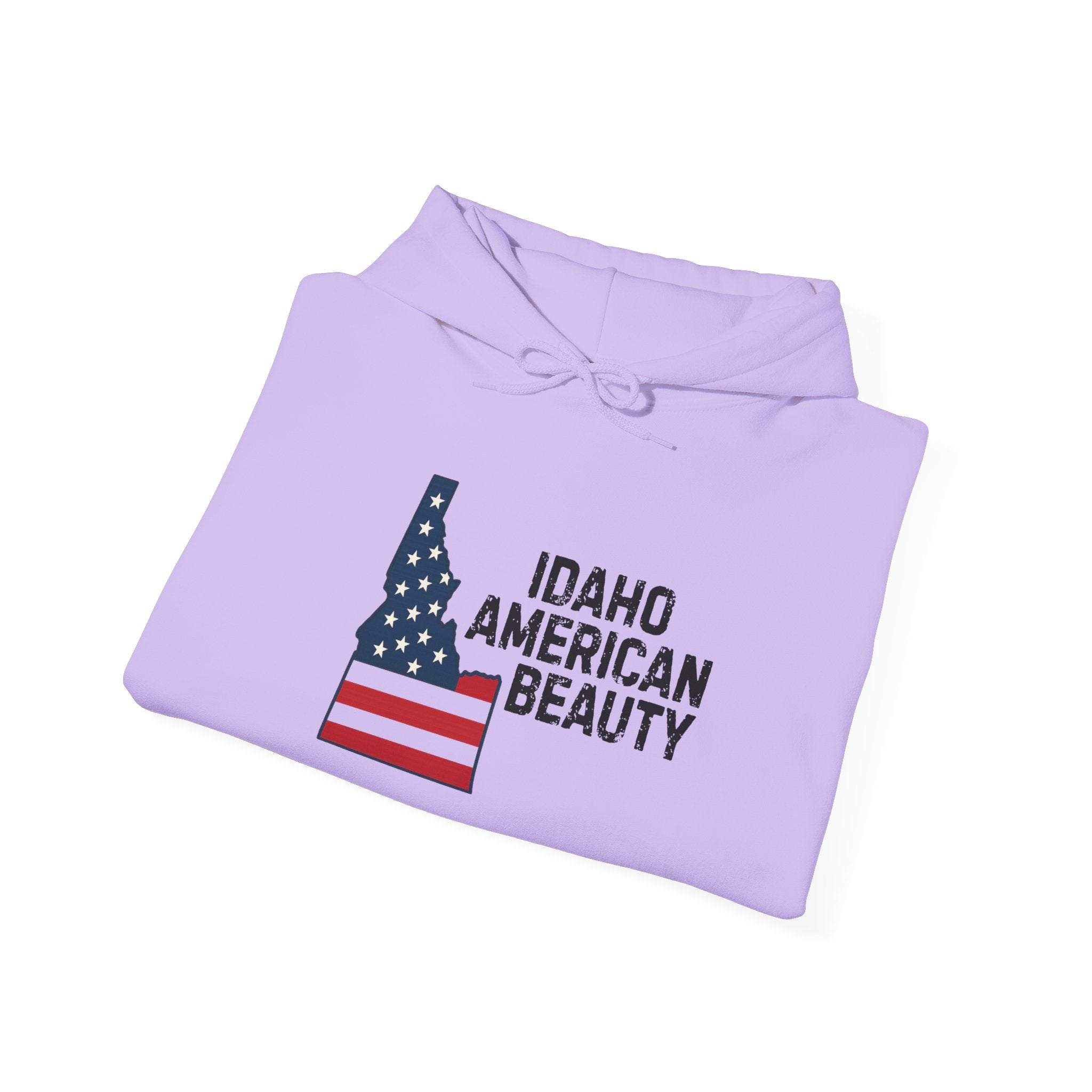 Idaho American Beauty Hoodie with Sleeve Logo