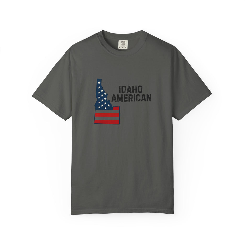 Idaho American T-Shirt with Logo on Back