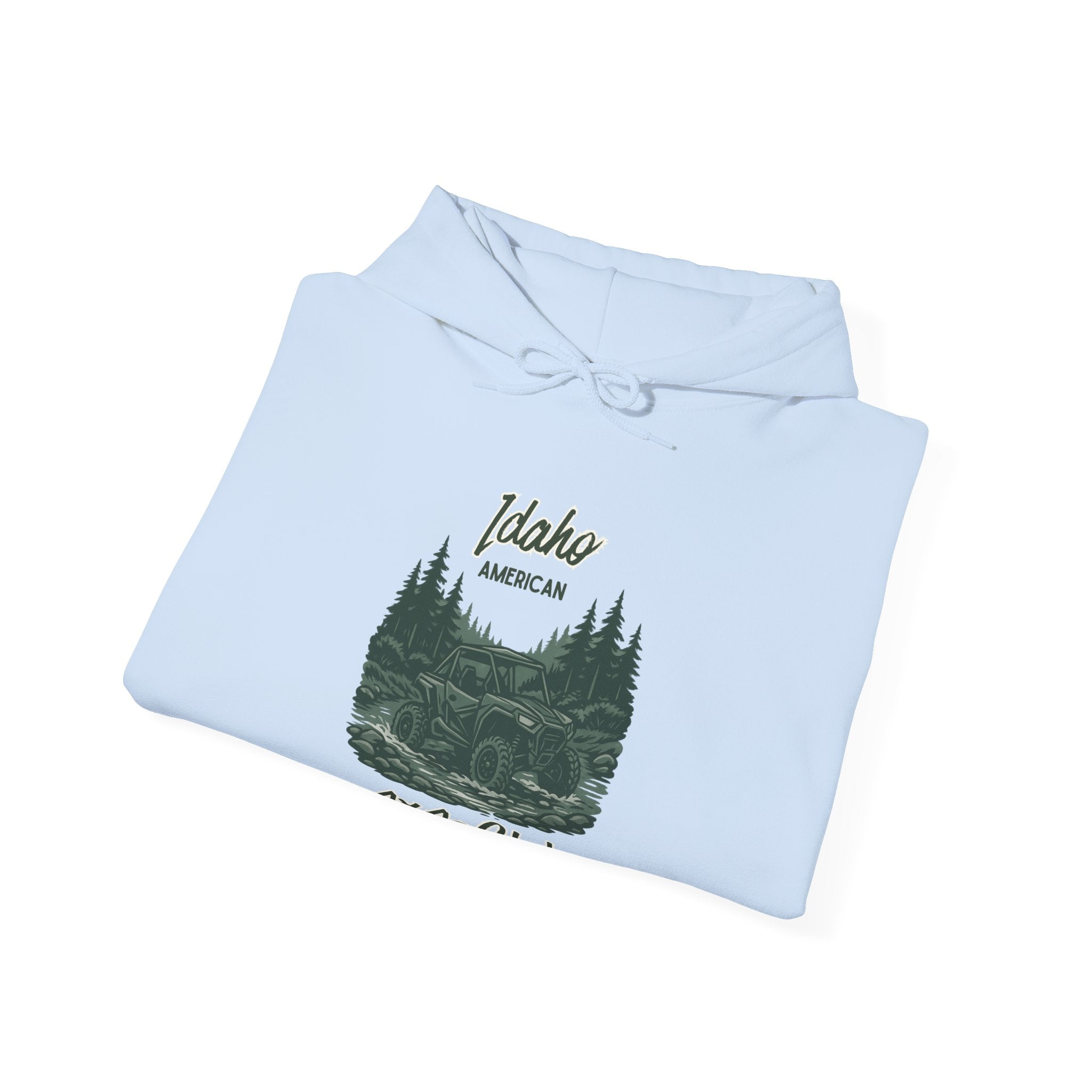 Idaho American 4x4 Club Hoodie with Sleeve Logo