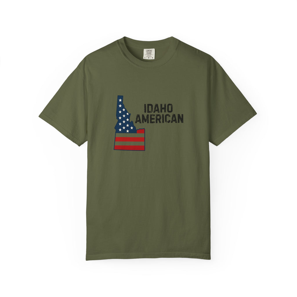 Idaho American T-Shirt with Logo on Back