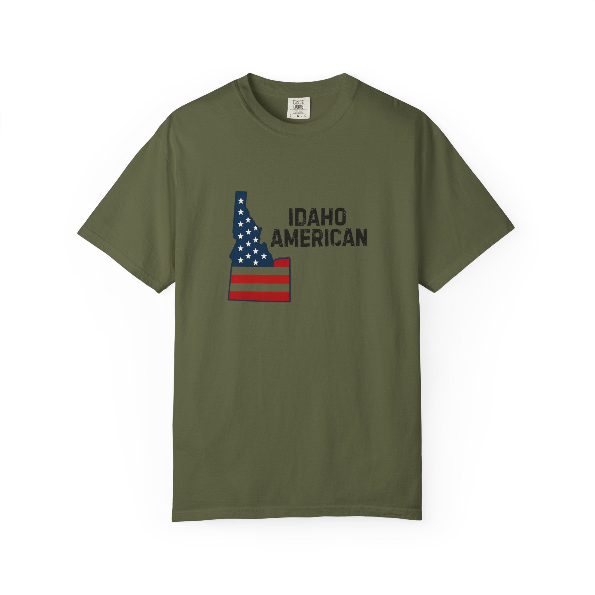 Idaho American T-Shirt with Logo on Back