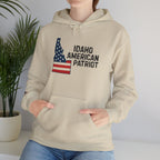 'Idaho American Patriot' Hoodie with Sleeve Logo
