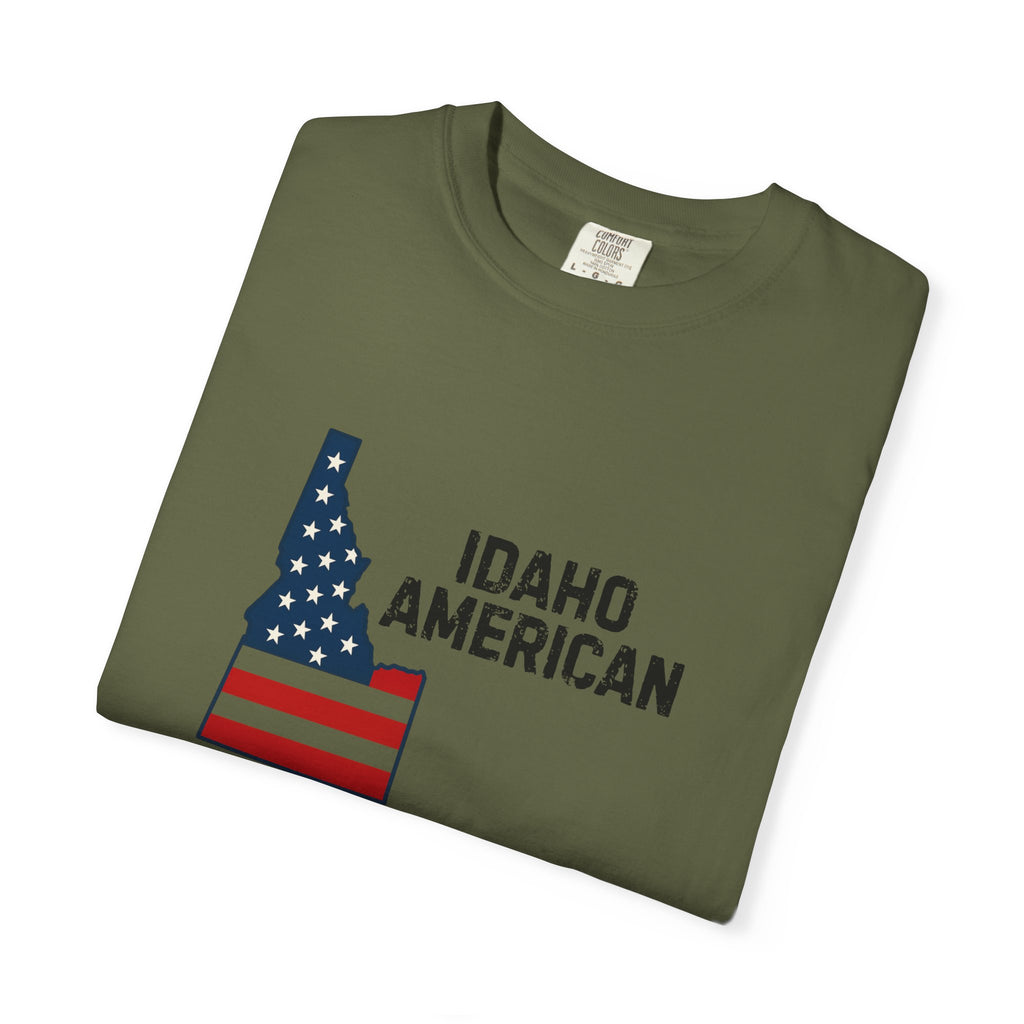 Idaho American T-Shirt with Logo on Back