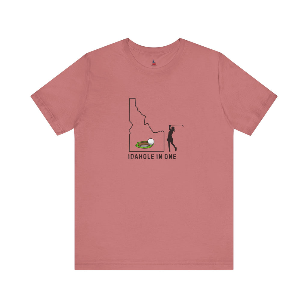 Idahole in One Women's Golf T-Shirt