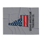 Idaho American Trading Co. Fleece Throw Blanket
