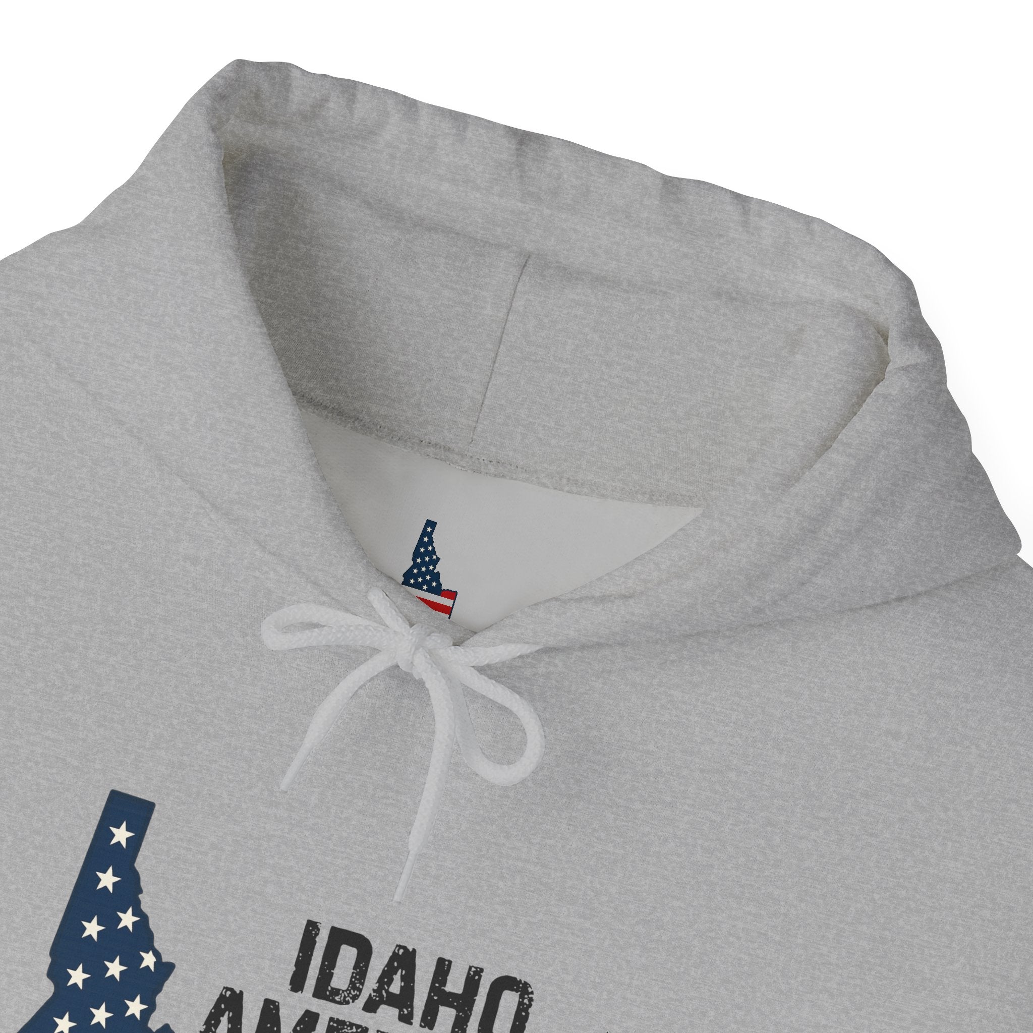 Idaho American Beauty Hoodie with No Sleeve Logo