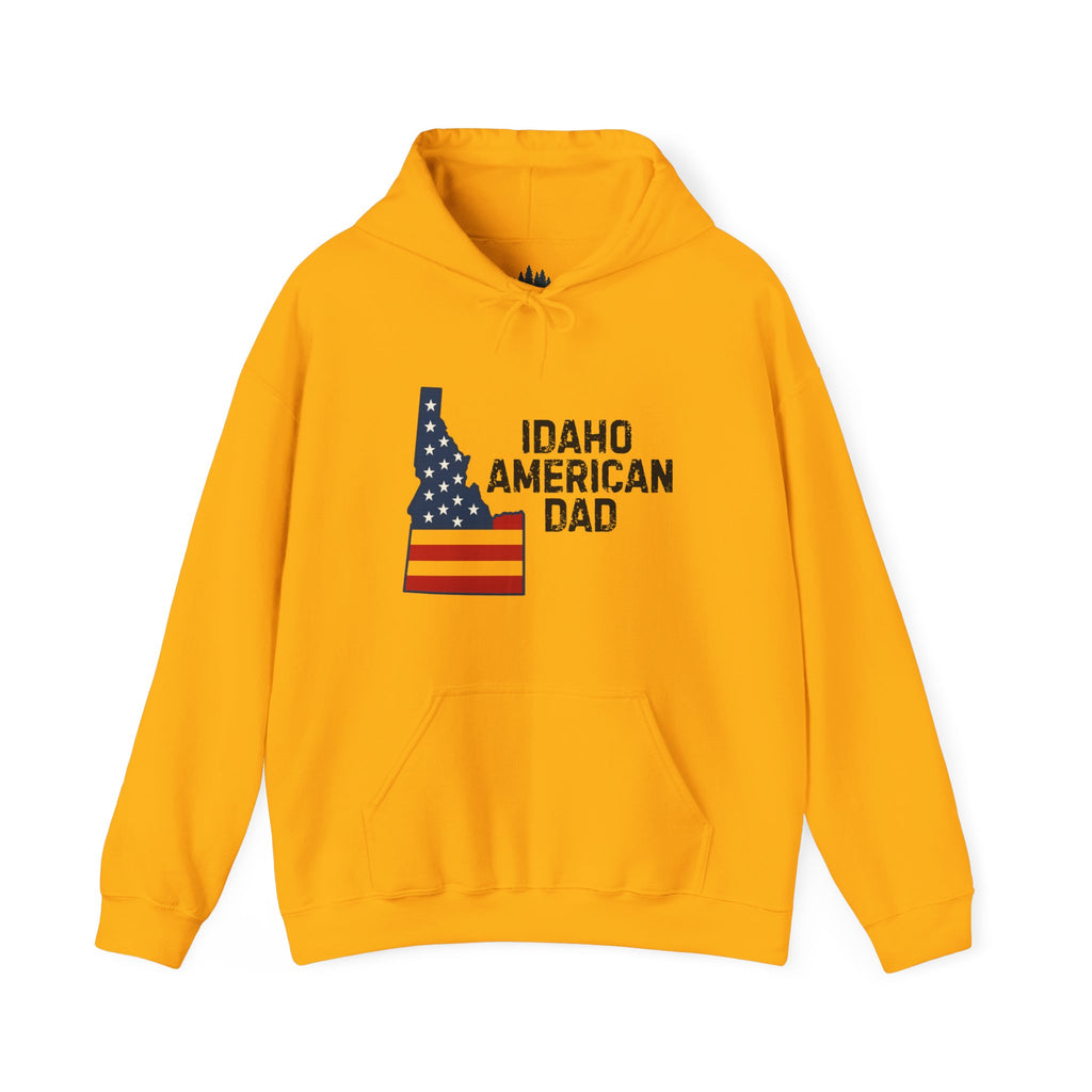 Idaho American Dad Hoodie No Sleeve Logo