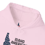 Idaho American Beauty Hoodie with Sleeve Logo