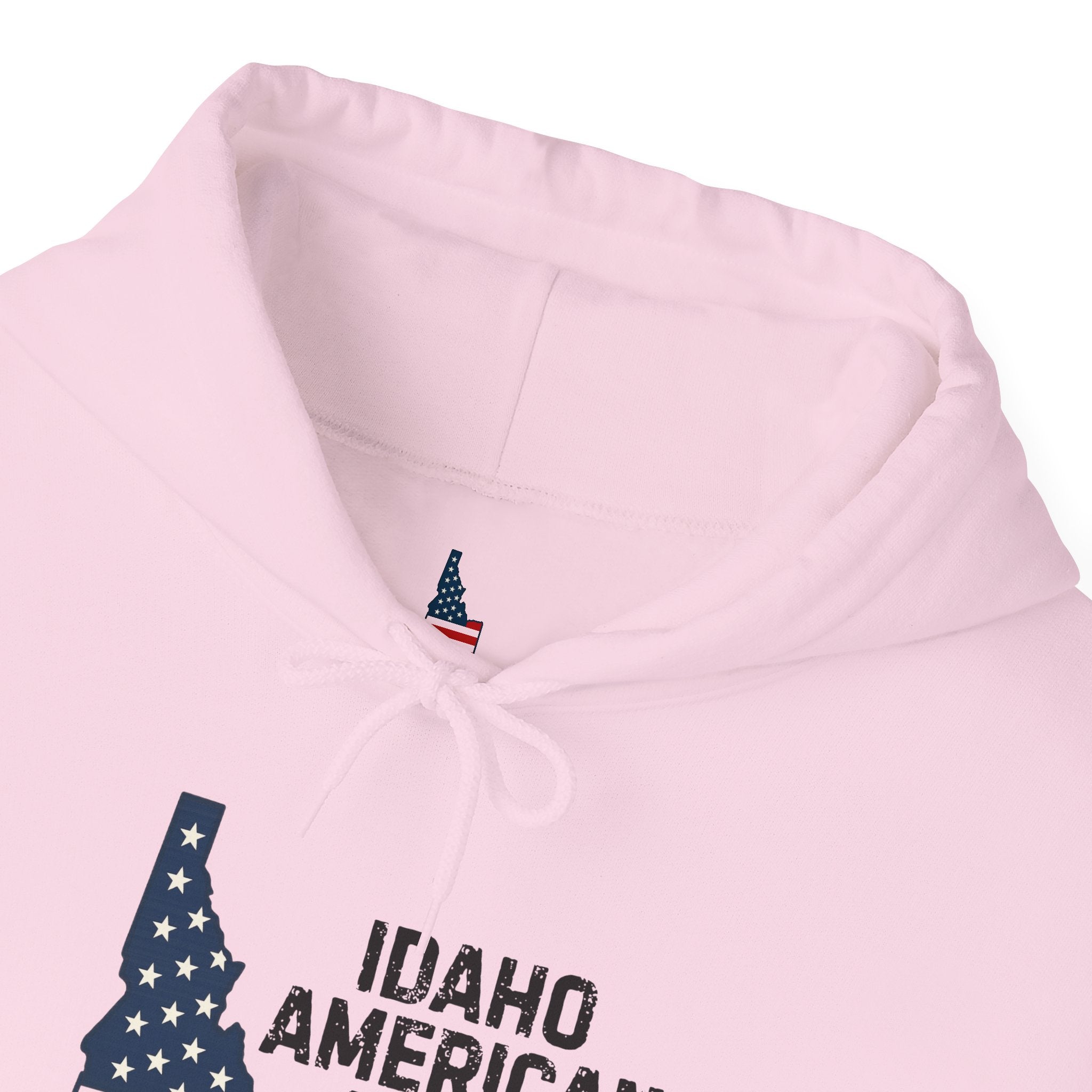 Idaho American Beauty Hoodie with Sleeve Logo