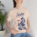 Idaho American Beauty Cowgirl Western T-Shirt