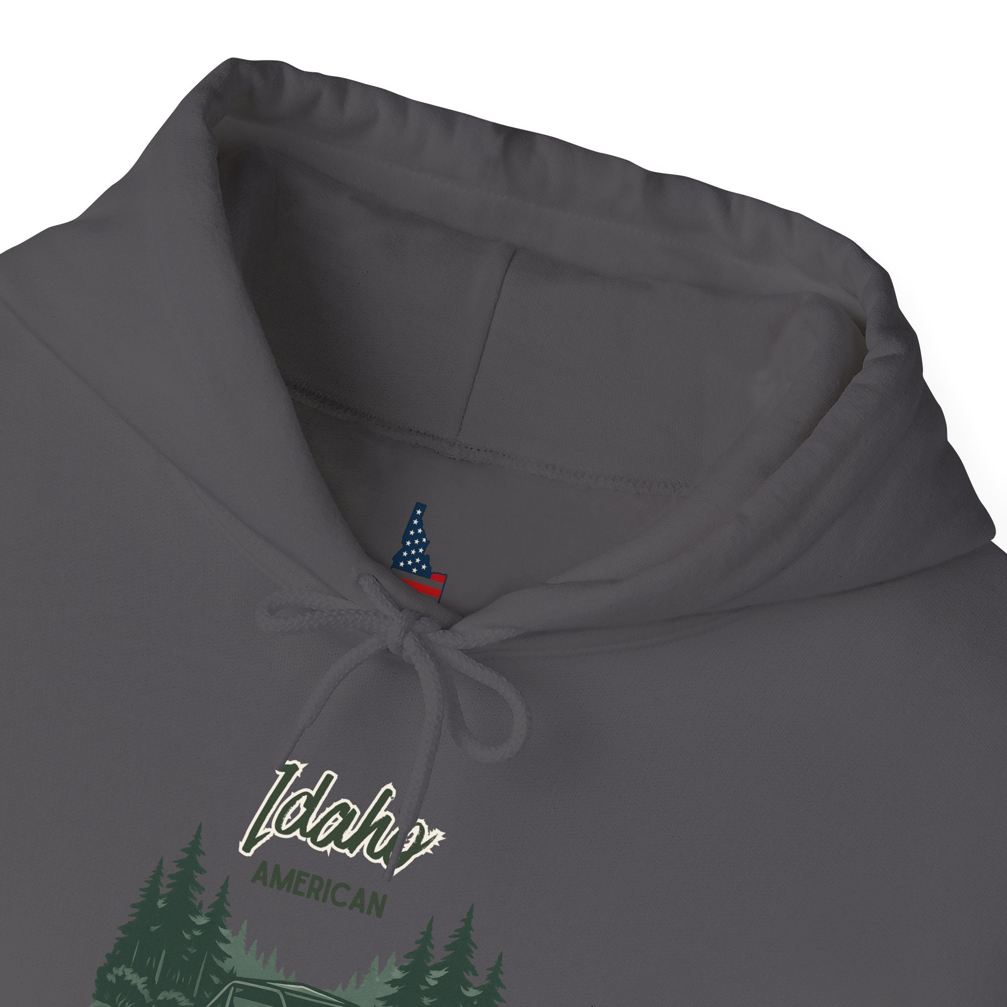 Idaho American 4x4 Club Hoodie with Sleeve Logo
