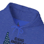 Idaho American Beauty Hoodie with Sleeve Logo