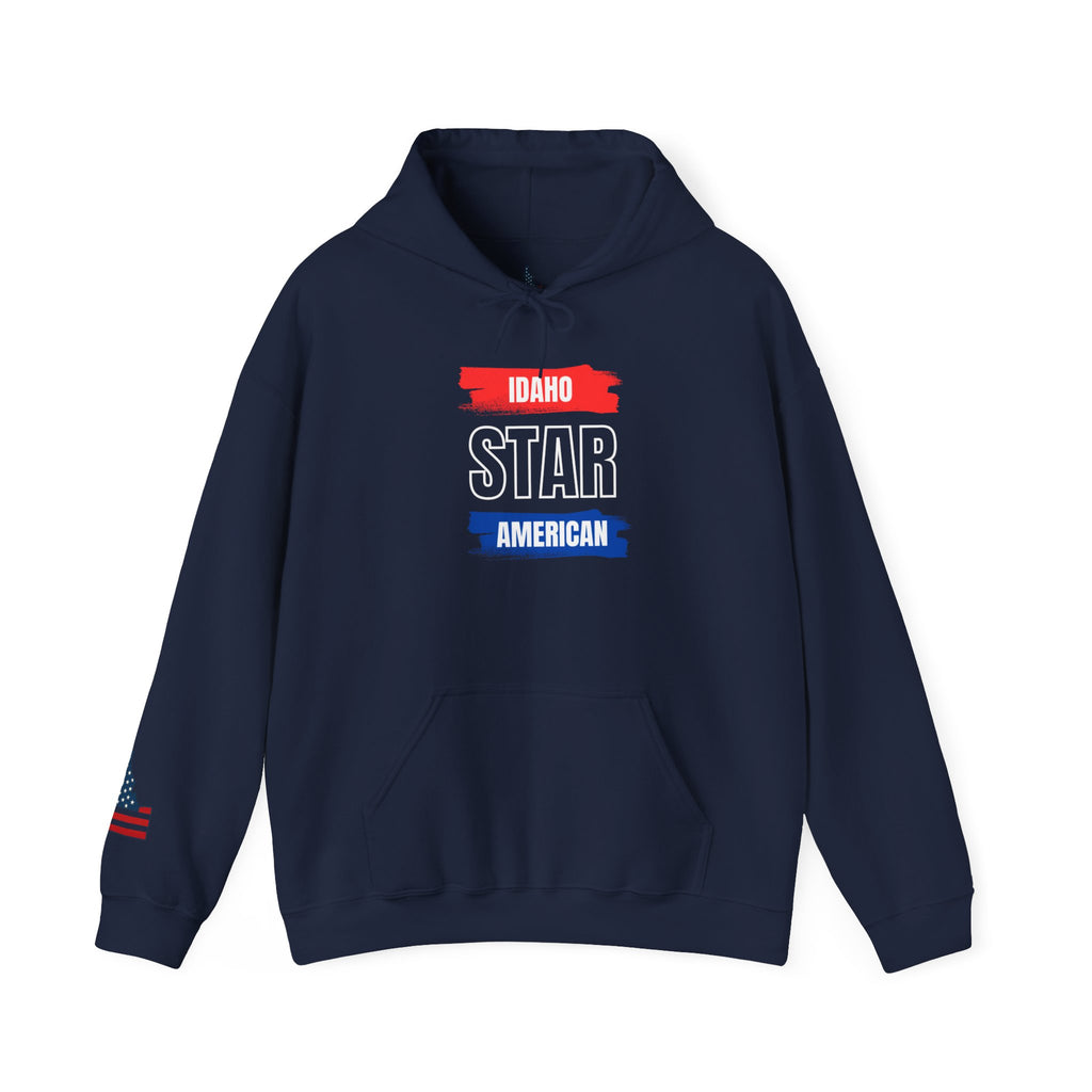 Idaho American 'Star' Hoodie with Sleeve Logo