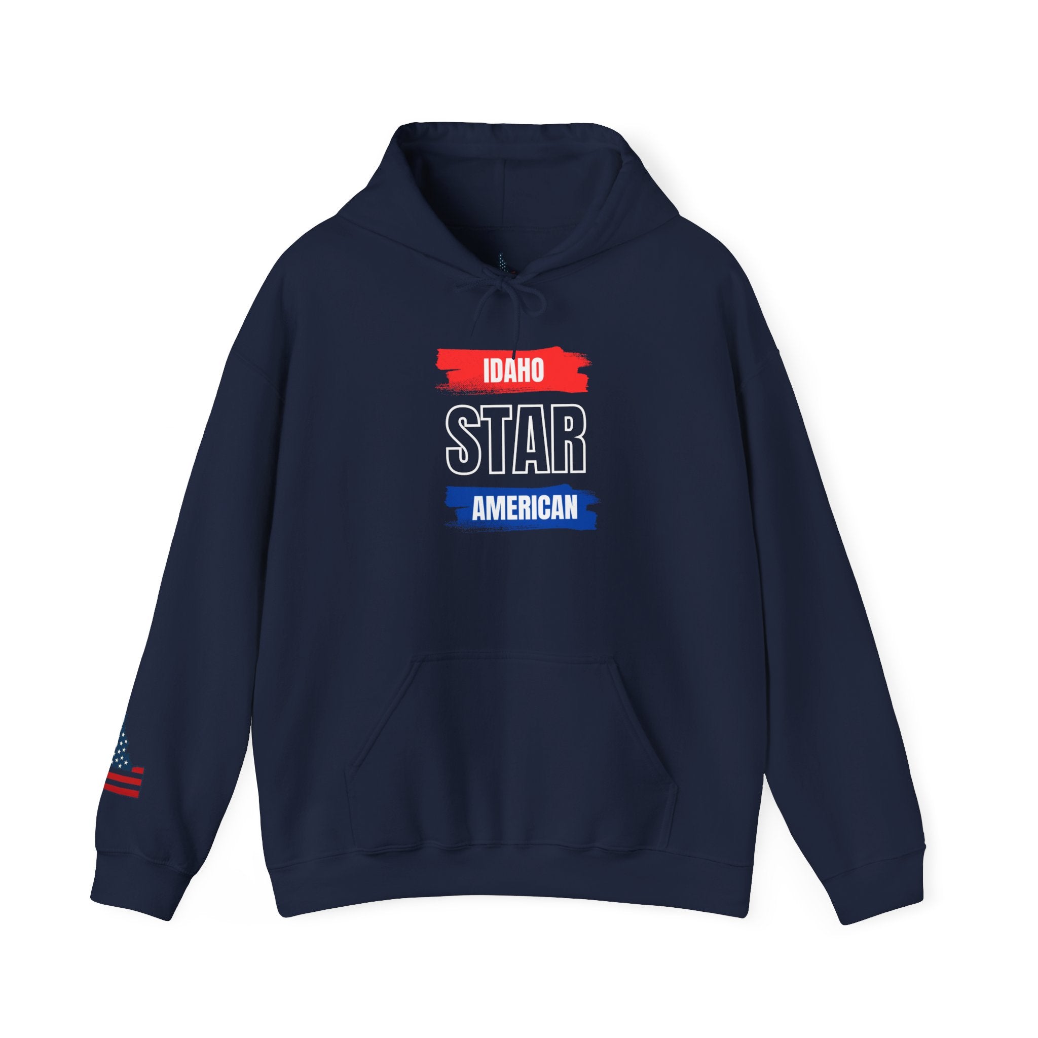 Idaho American 'Star' Hoodie with Sleeve Logo