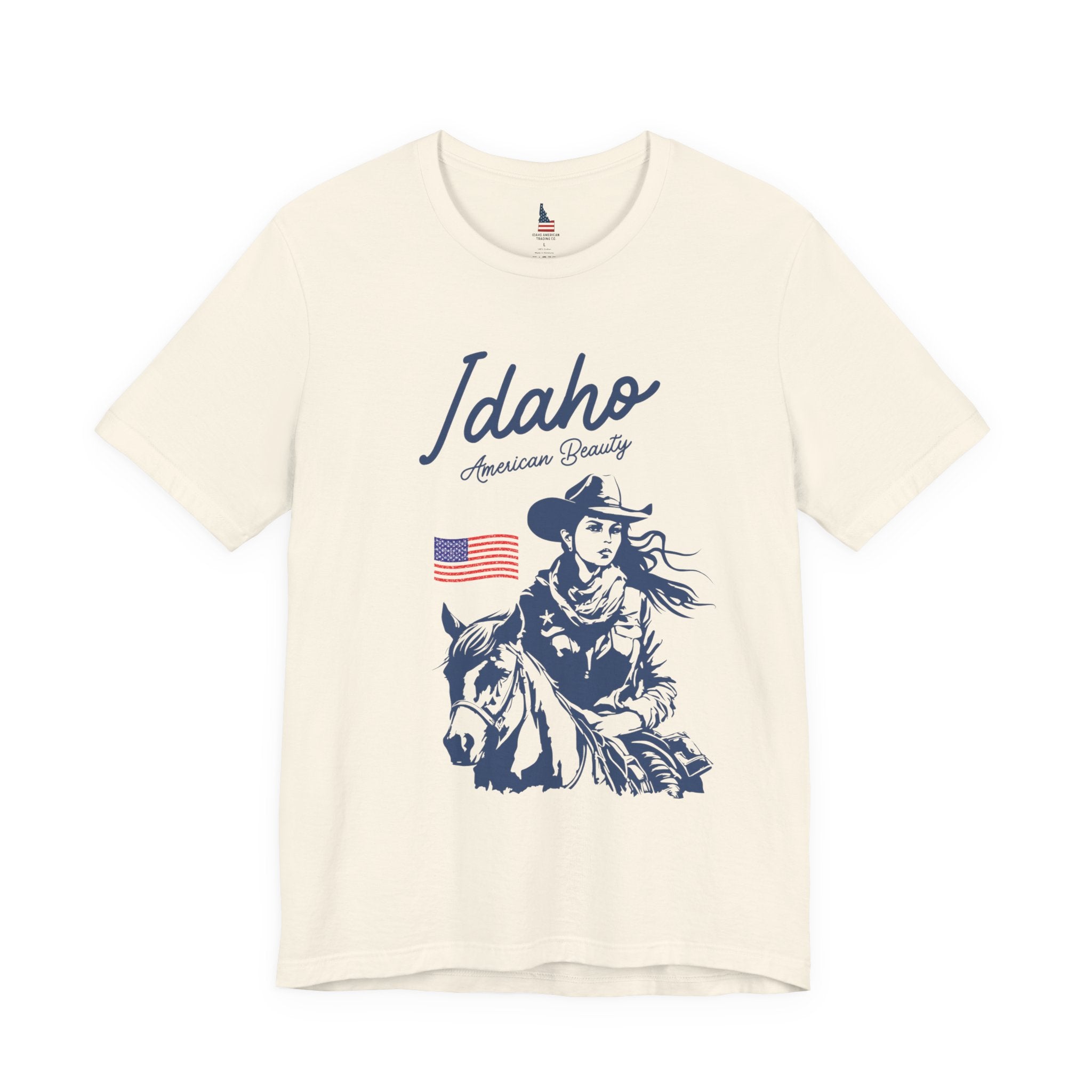 Idaho American Beauty Cowgirl Western T-Shirt