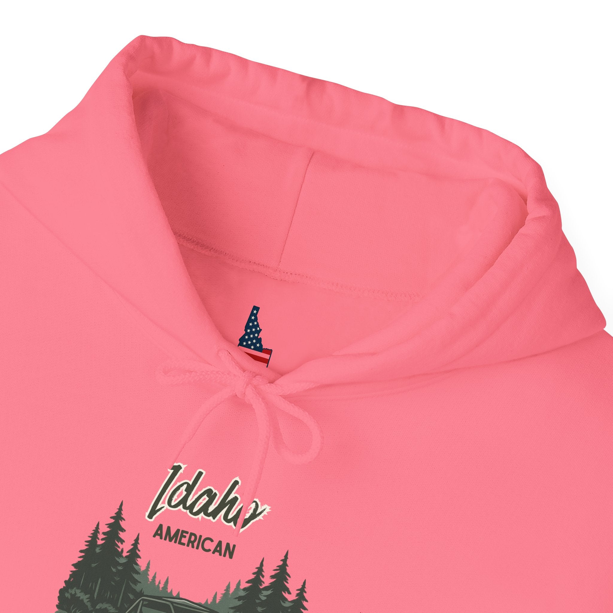 Idaho American 4x4 Club Hoodie with Sleeve Logo