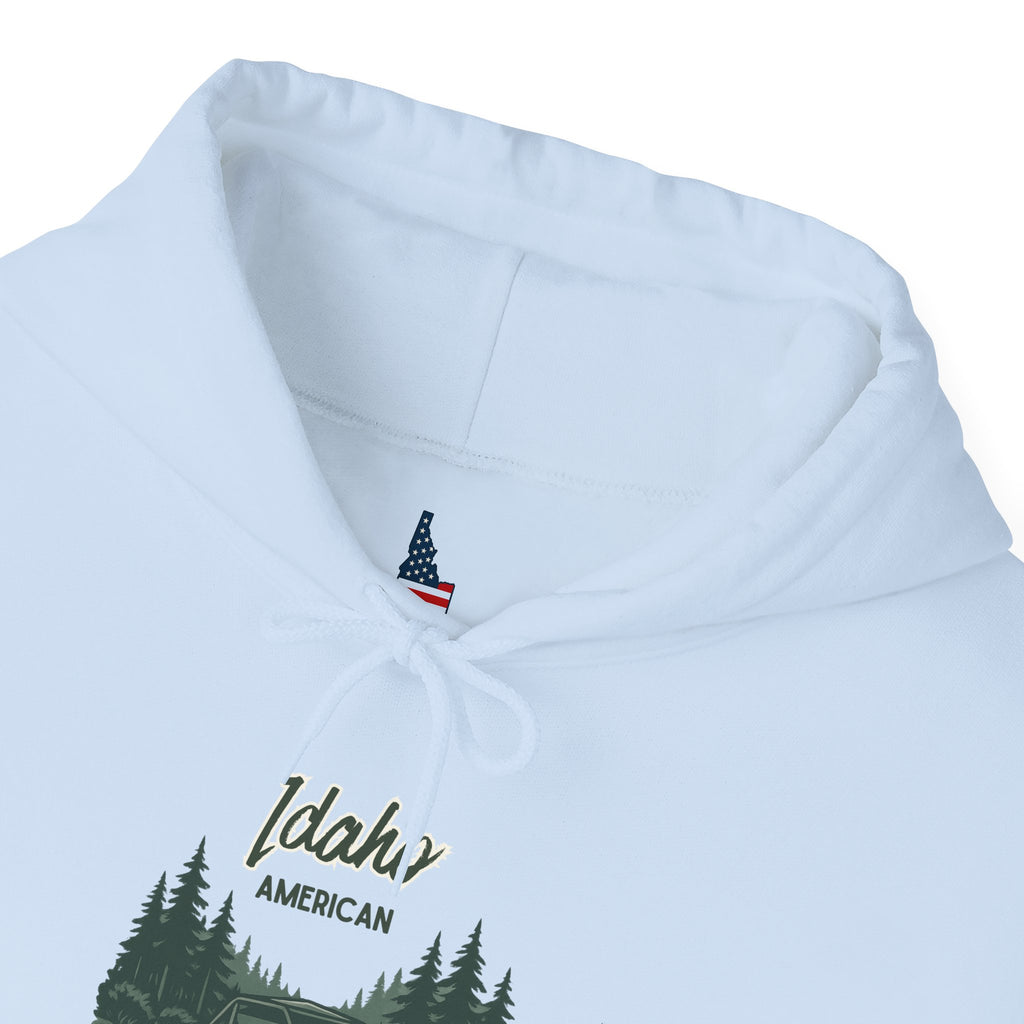 Idaho American 4x4 Club Hoodie with Sleeve Logo