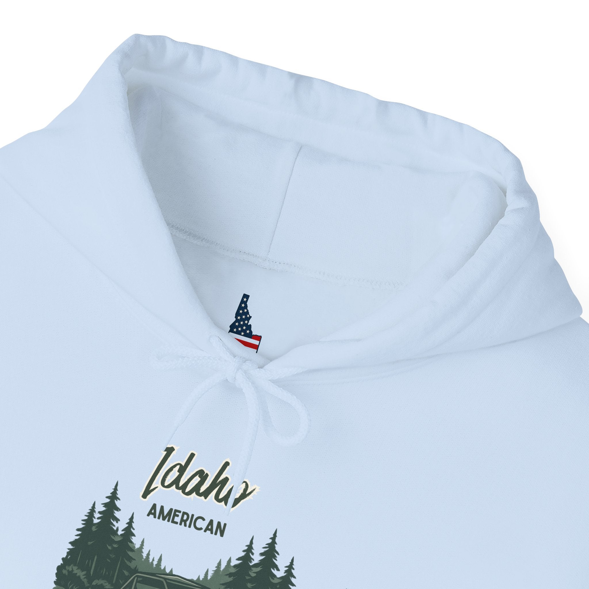 Idaho American 4x4 Club Hoodie with Sleeve Logo