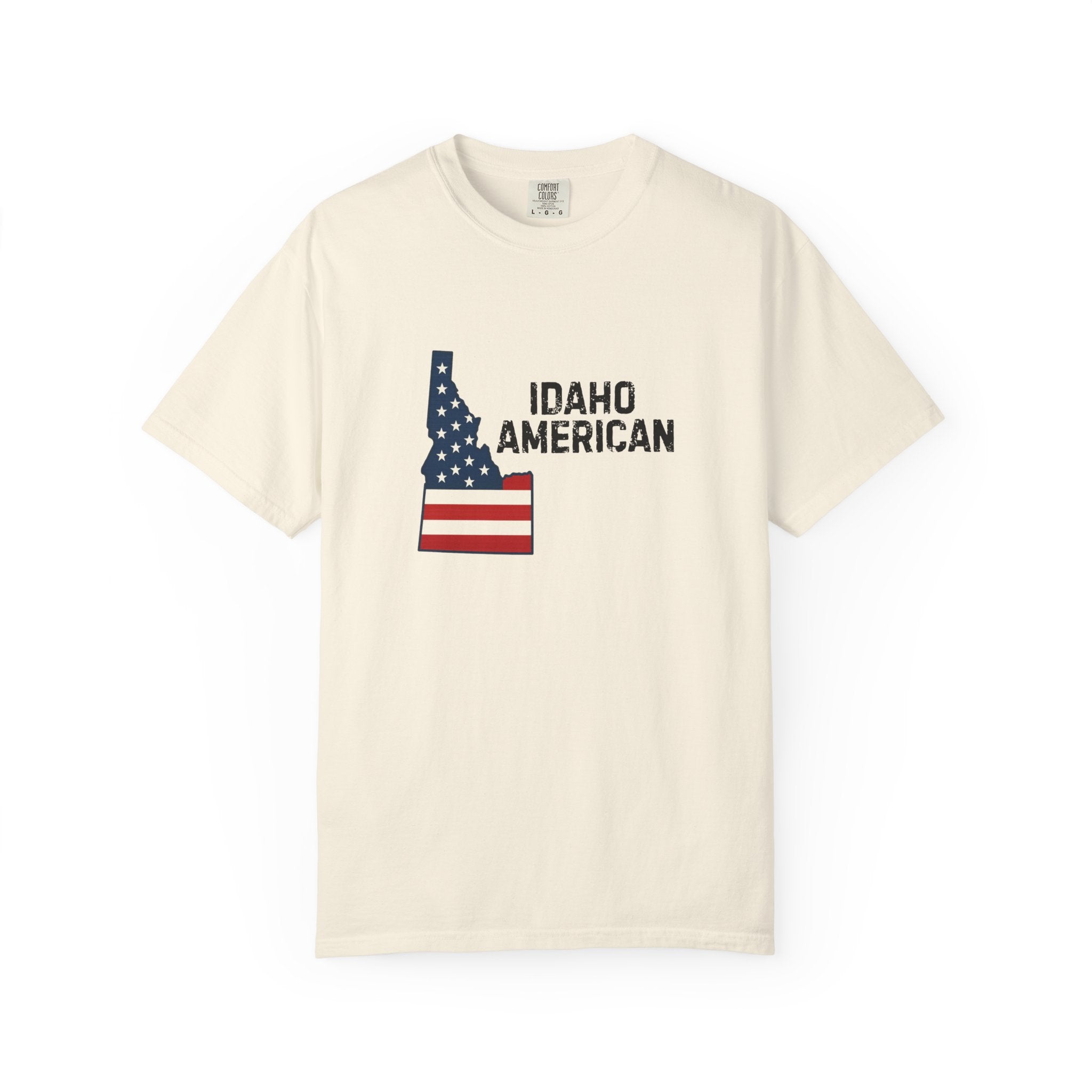 Idaho American T-Shirt with Logo on Back