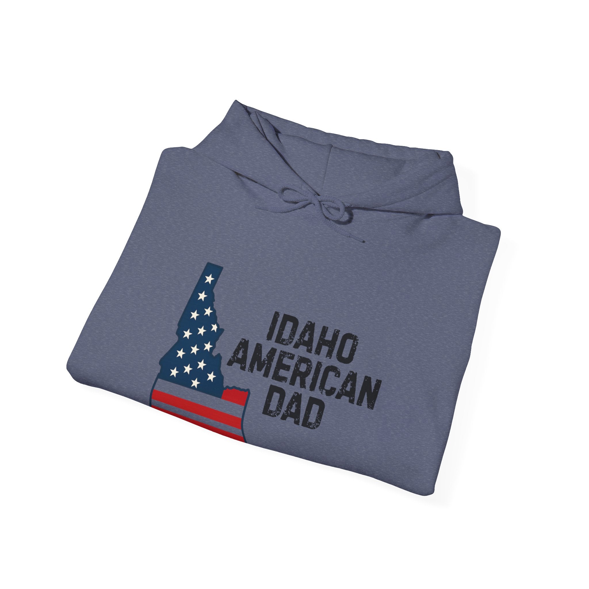 Idaho American Dad Hoodie No Sleeve Logo