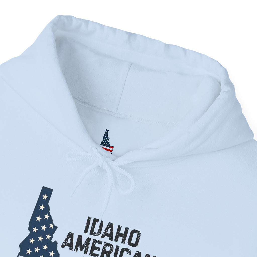 Idaho American Beauty Hoodie with Sleeve Logo