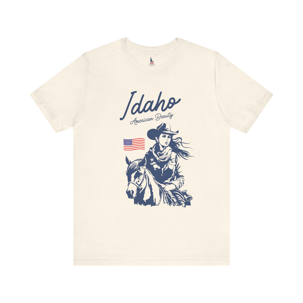 Idaho American Beauty Cowgirl Western T-Shirt