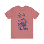 Idaho American Beauty Cowgirl Western T-Shirt