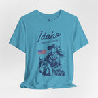 Idaho American Beauty Cowgirl Western T-Shirt