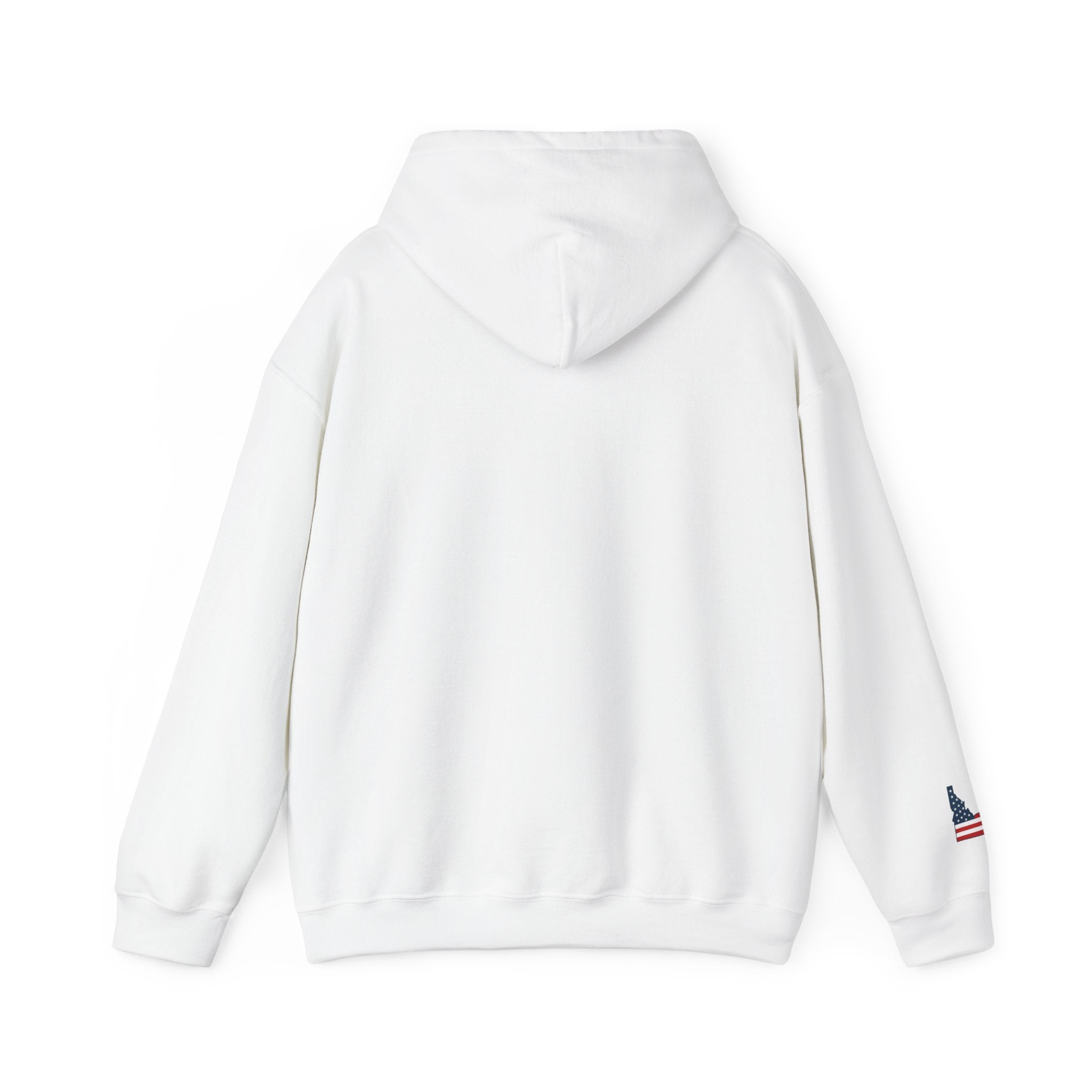 Idaho American Beauty Hoodie with Sleeve Logo