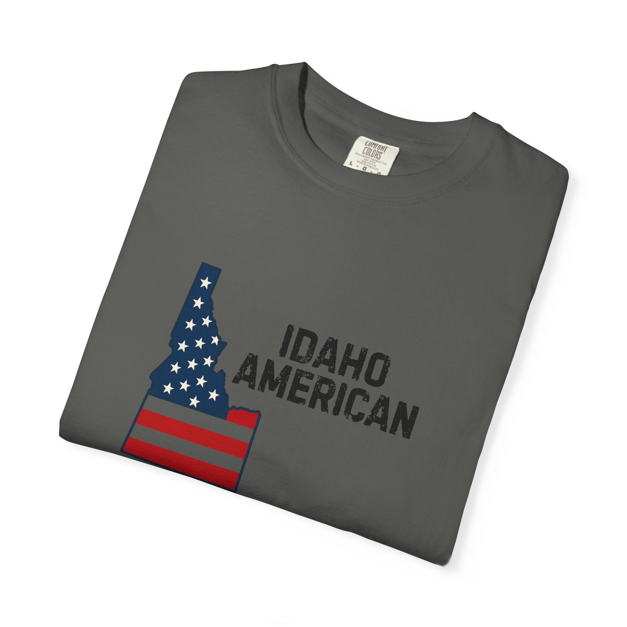 Idaho American T-Shirt with Logo on Back