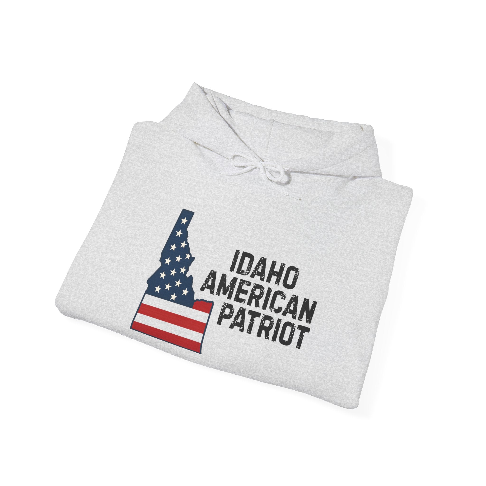 'Idaho American Patriot' Hoodie with Sleeve Logo