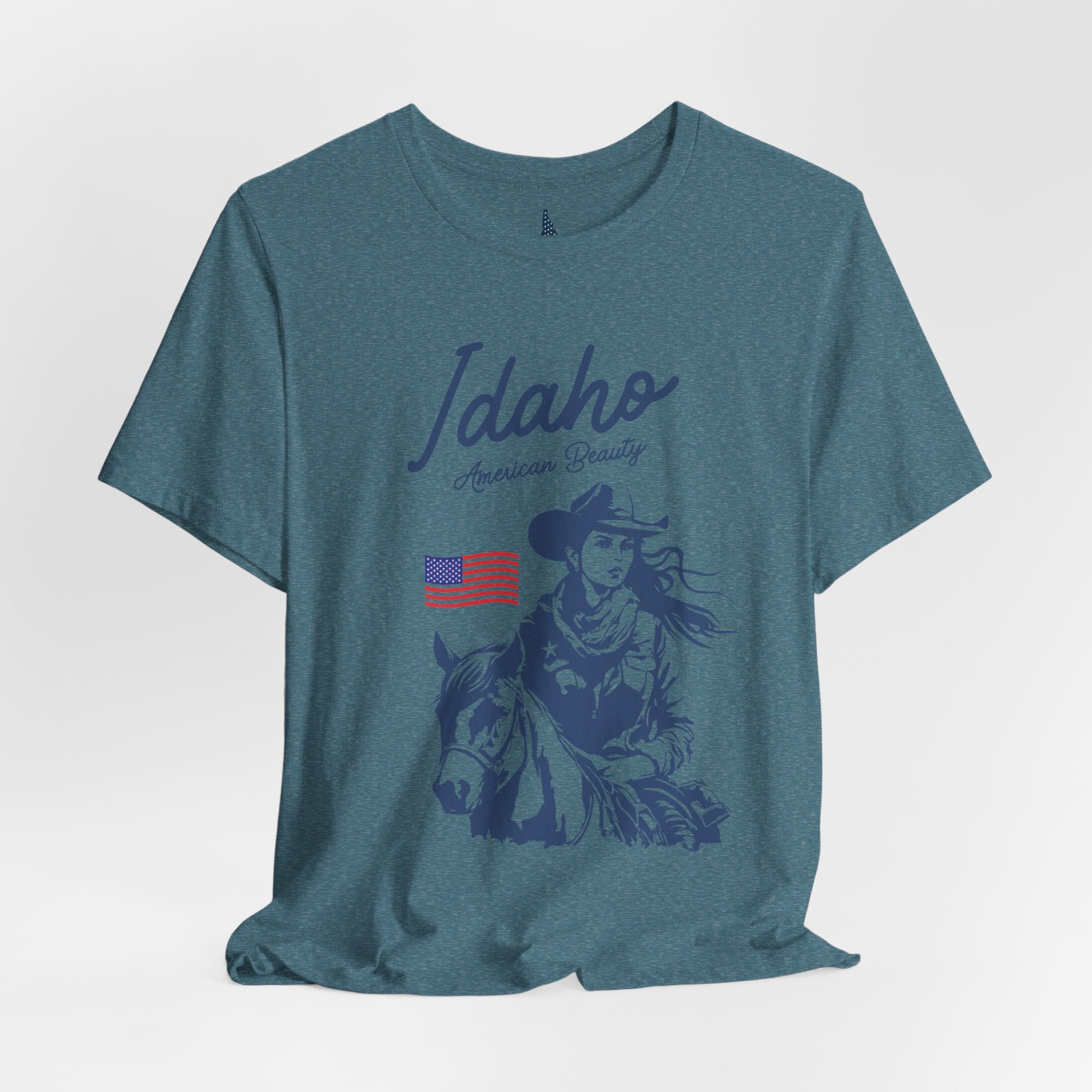 Idaho American Beauty Cowgirl Western T-Shirt