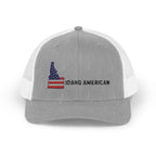 'Idaho American' Embroidered Snapback Trucker Cap