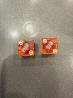 Vintage And Rare Harolds Reno Casino Bullseye Dice Die With “Fun” Imprint