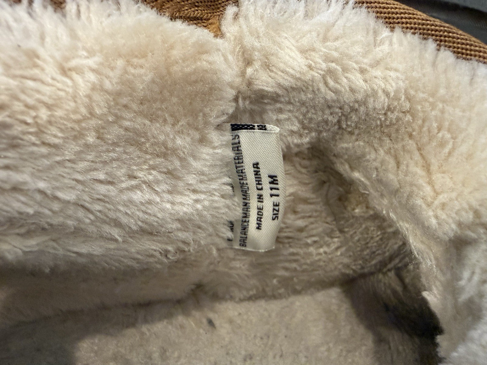 CUSIONAIRE Size 11M HIPPY Boot Bootie Platform Chestnut Memory Foam