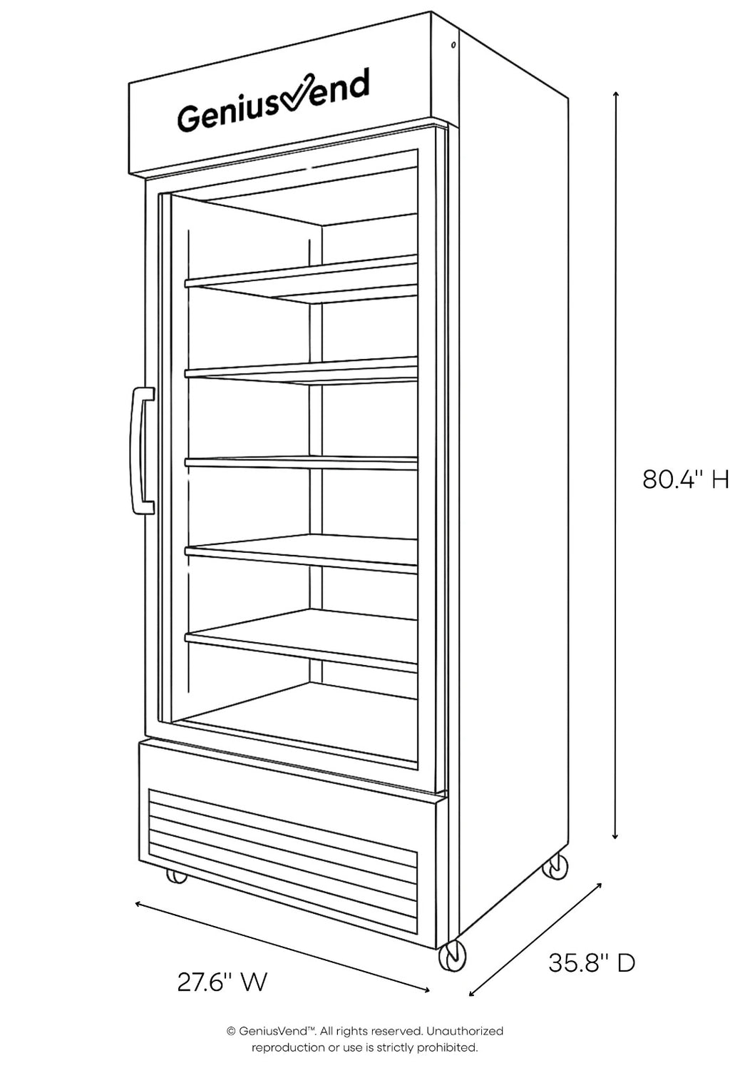 HAHA Freezer 550 AI Smart Cooler