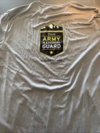 College Of  Idaho Yotes Basketball Black Shirt Size Medium Army National Guard 