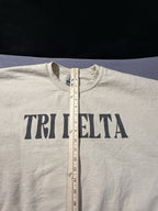 Tri Delta sorority Light Yellow women’s XL Sweatshirt Gildan Brand Blended
