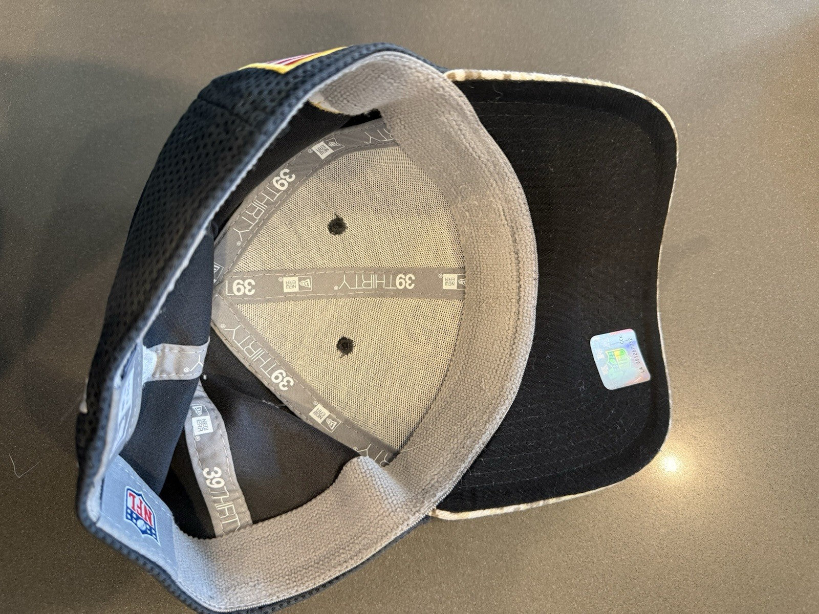 New Era 39Thirty Men Los Angeles Rams Salute to Service Gray Fitted Cap S/M